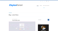 Desktop Screenshot of cleytonferrari.com